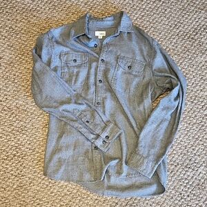 Sonoma Gray Casual Button Down Shirt
